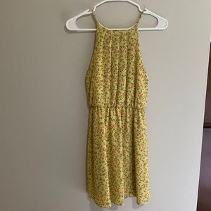 Yellow floral dress by Blue Rain